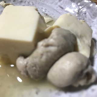 白子と豆腐の煮物